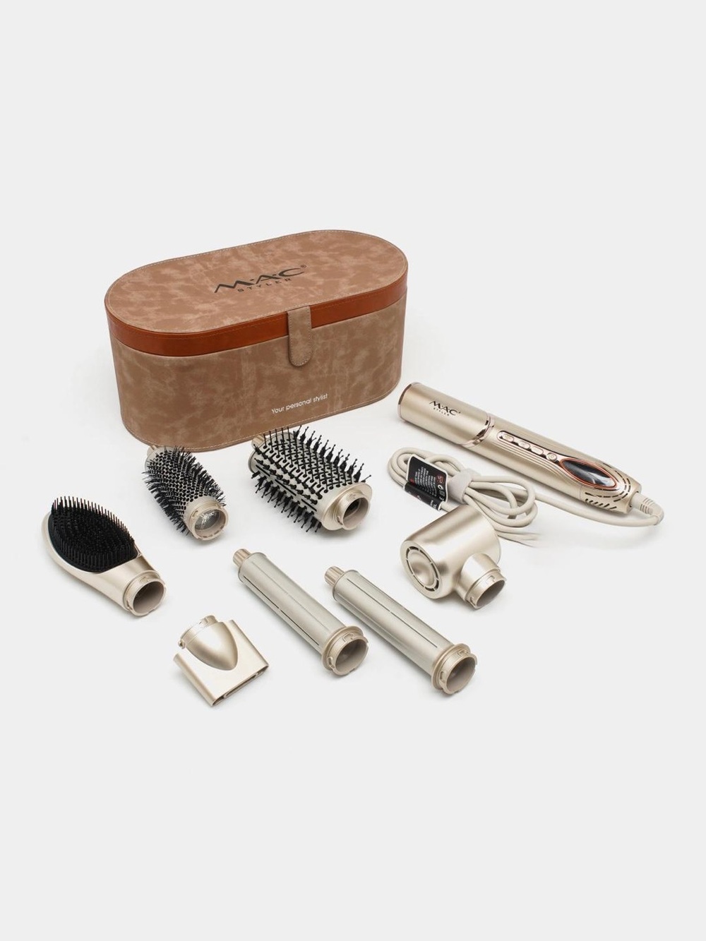 MAC Styler 8 in 1 Styler Kit Hot Air Hair Styler w/ Digital Display Supersonic